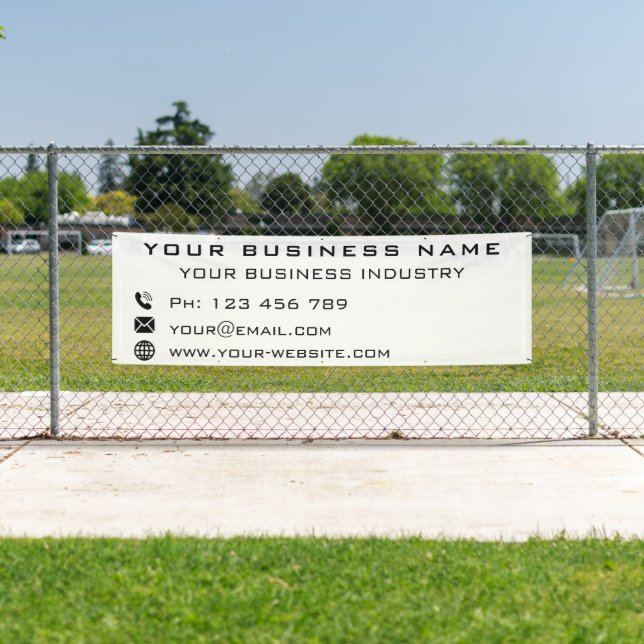 Werbebanner für kundenspezifische Unternehmen Banner (Insitu)