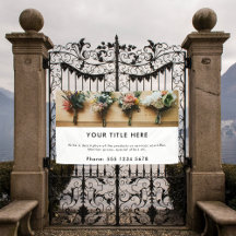 Werbebanner und Foto für Unternehmen