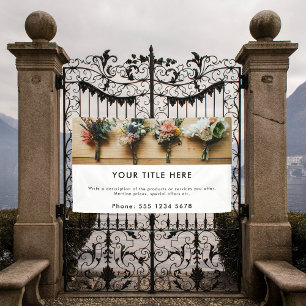 Werbebanner und Foto für Unternehmen Banner