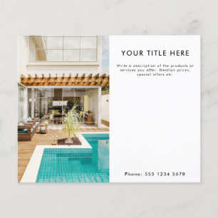 Werbebanner und Foto für Unternehmen Flyer