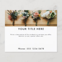 Werbebanner und Foto für Unternehmen