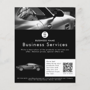 Werbeblatt Autoaufbereitung Autoreinigung Flyer