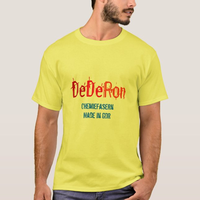Werbedesign Dederon Chemiefasern T-Shirt (Vorderseite)