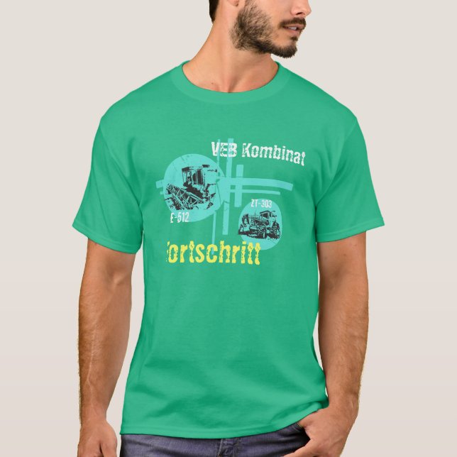 Werbedesign Fortschritt DDR T-Shirt (Vorderseite)