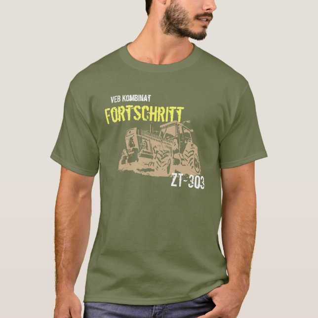 Werbedesign Traktoren DDR T-Shirt (Vorderseite)