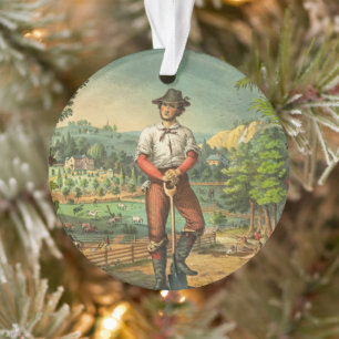 Werbedruck für Grange-Mitglieder Ornament