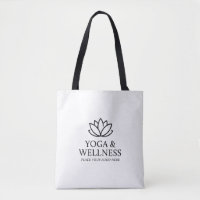 Werbefilm für das White Yoga Studio Logo Tote Beut