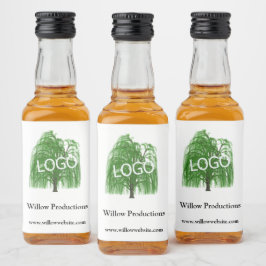Werbefirma für Firmenlogo Mini Alkoholflaschenetikett