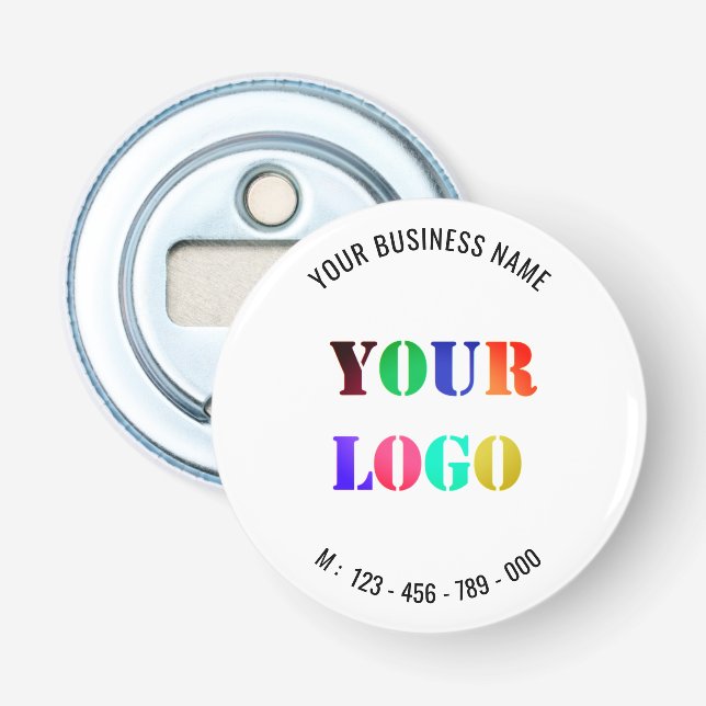 Werbeflächen für benutzerdefinierte Logos Flaschenöffner (Vorderseite)