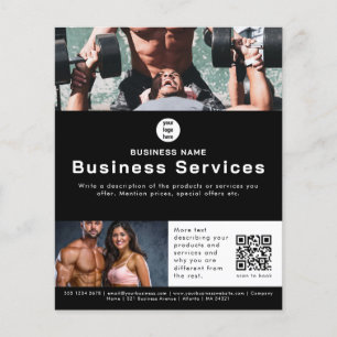 Werbeflyer Verkauf Promotional Fitnessstudio Flyer