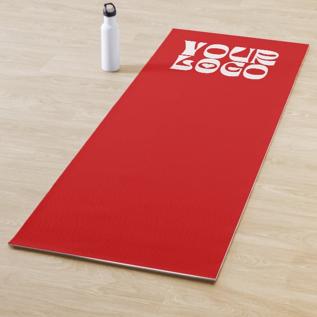 Werbegeschäft für Red Custom-Logos Yogamatte (Beispiel)