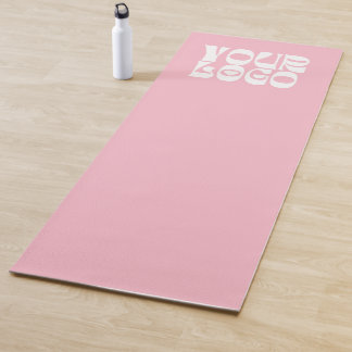 Werbegeschäft für rosa Logo Yogamatte