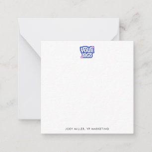 Werbegeschenk Firmenlogo individuell Mitteilungskarte