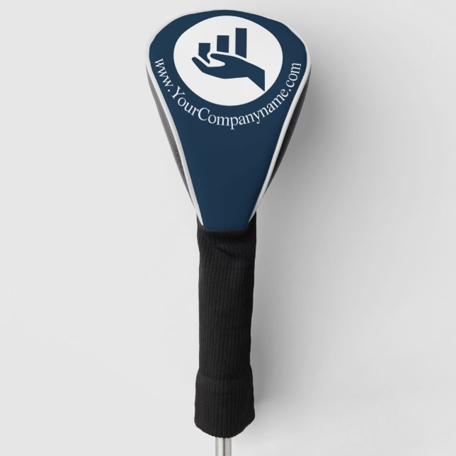 Werbegeschenk für Finanzplaner Golf Headcover (Vorderseite)