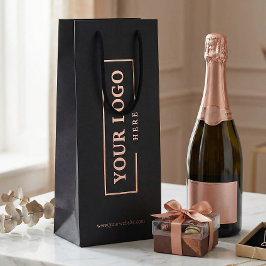 Werbegeschenk für Firmenlogo Geschenktüte Für Weinflaschen