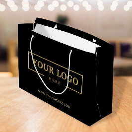 Werbegeschenk für Firmenlogo Große Geschenktüte