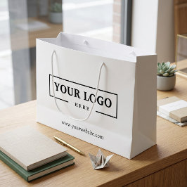 Werbegeschenk für Firmenlogo Große Geschenktüte