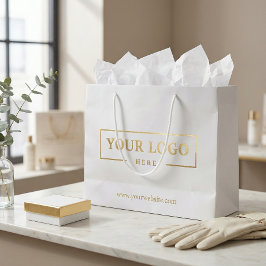 Werbegeschenk für Firmenlogo Große Geschenktüte