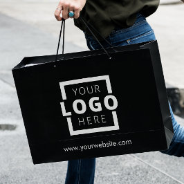 Werbegeschenk für Firmenlogo Große Geschenktüte