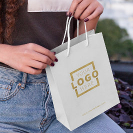 Werbegeschenk für Firmenlogo Mittlere Geschenktüte