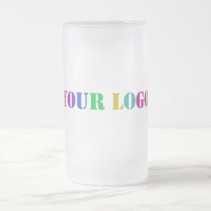 Werbegeschenk für kundenspezifische Logo-Tasse Mattglas Bierglas