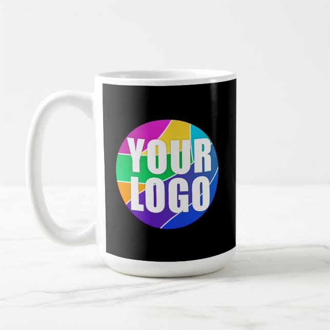 Werbegeschenk für Unternehmen Corporate-Logo Kaffeetasse (Links)
