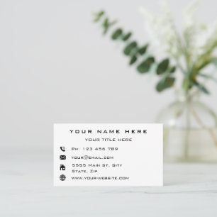 Werbegeschenk-Visitenkartenbeispiel Visitenkarte