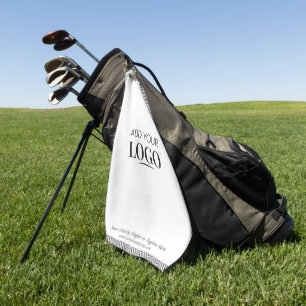Werbegeschenke für Geschäftsleute Elegant Schwarz  Golfhandtuch