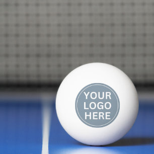 Werbegeschenke für Unternehmen - Dusty Blue-Marken Tischtennisball
