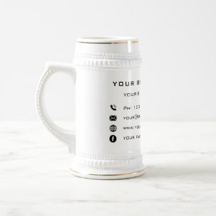 Werbegeschenke für Unternehmen Personalisiert Bierglas