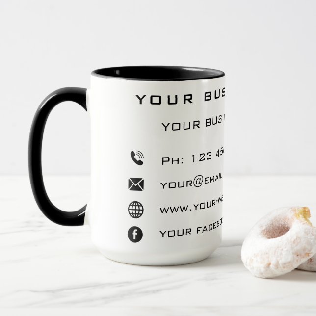 Werbegeschenke für Unternehmen Personalisiert Tasse (Mit Donut)