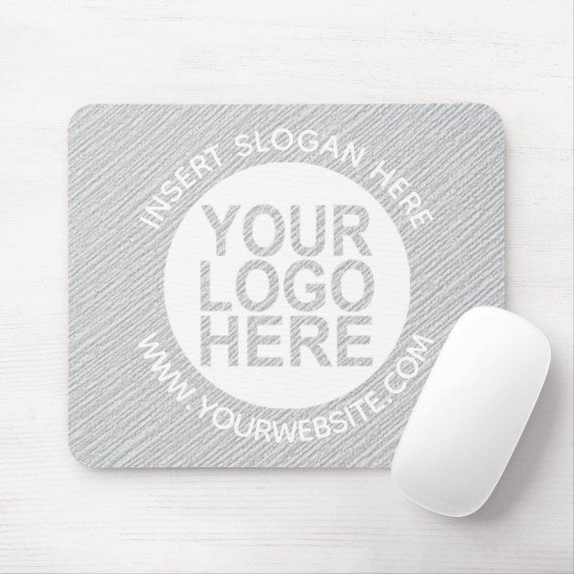 Werbegraue Logo für benutzerdefinierte Unternehmen Mousepad (Mit Mouse)