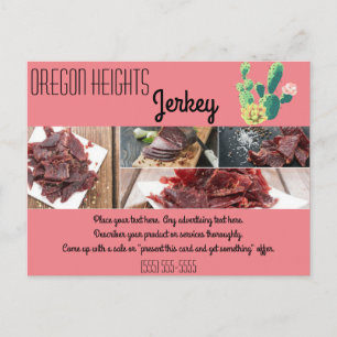 Werbekarte für Bohemische Kaktus - Erfolg Postkarte