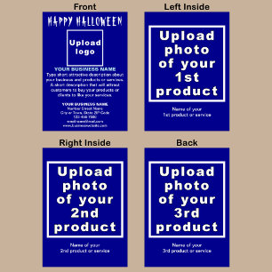Werbekarte für das Unternehmen Halloween Karte