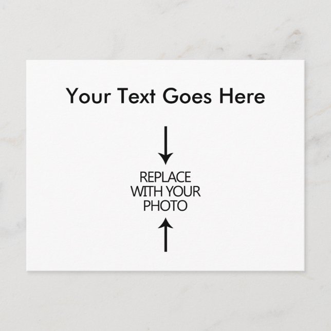 Werbekarten für Unternehmen Postkarte (Vorderseite)