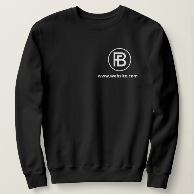 Werbemarken für kleine Unternehmen Sweatshirt (Design vorne)