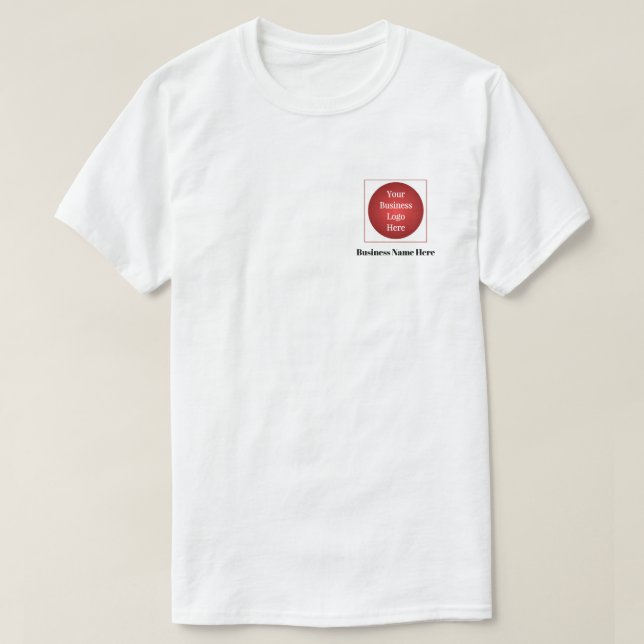 Werbemaßnahmen für Unternehmen Weißer Logoed T - S T-Shirt (Design vorne)