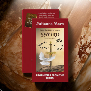 Werbematerial des Autors Burgund Visitenkarte