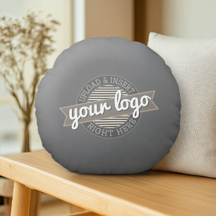Werbematerial für Unternehmen mit Logo Rundes Kissen