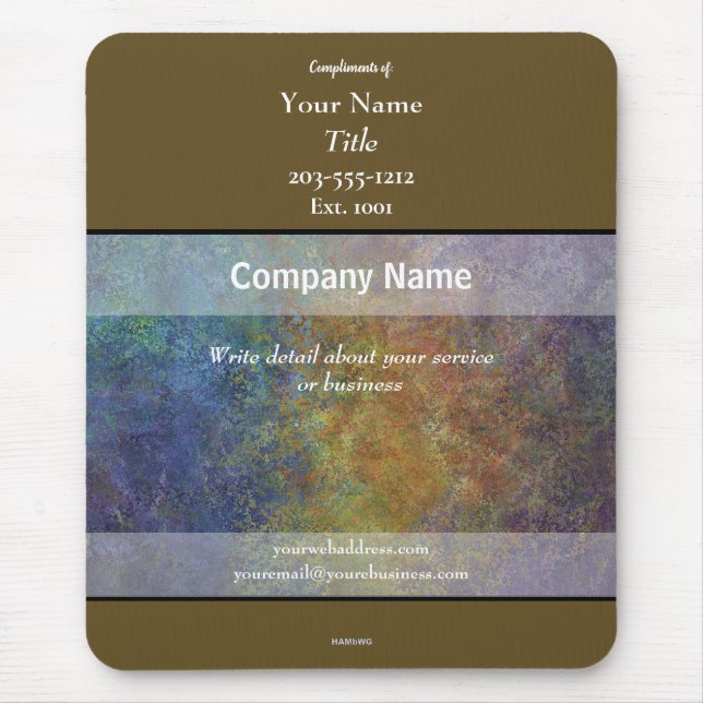 Werbemousepad Bronze - HAMbyWG Mousepad (Vorne)