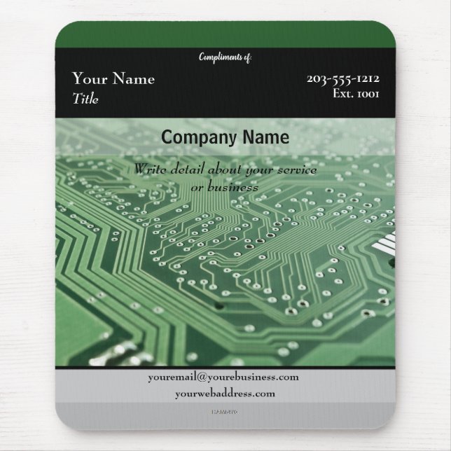 Werbemousepad-Computer - HAMbyWG Mousepad (Vorne)