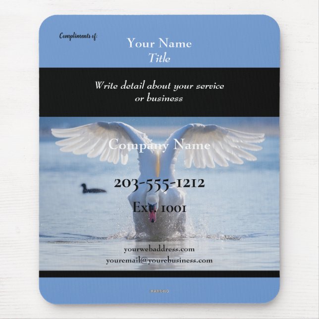 Werbemousepad für Sie individuell anpassen - HAMby Mousepad (Vorne)