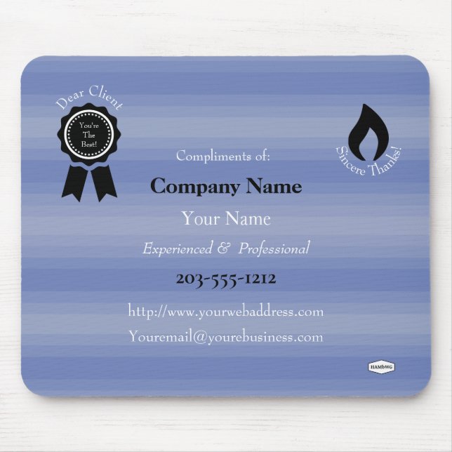 Werbemousepad - HAMbyWG Mousepad (Vorne)