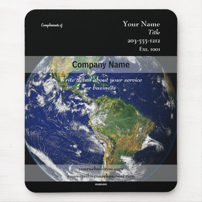 Werbemousepad-Weltbild - HAMbyWG Mousepad (Vorne)