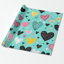 Werbepapier für das Herz Geschenkpapier