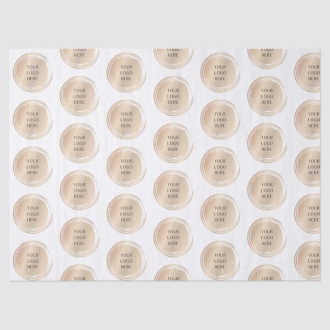 Werbepapier für Ihr Logo Seidenpapier (Vorderseite)