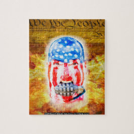 Werbeplakat auf einer puzzle