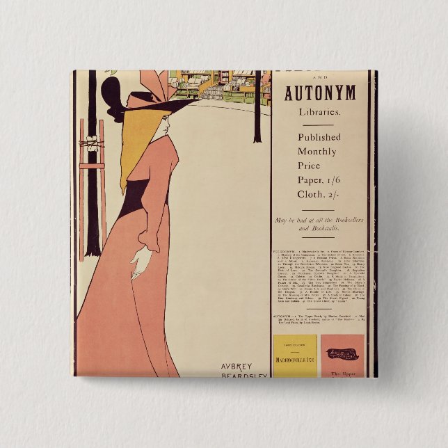 Werbeplakat für 'das gelbe Book Button (Vorderseite)