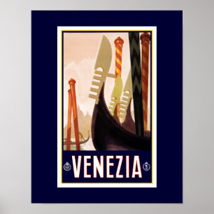 Werbeplakat für den Tourismus in Venedig Poster