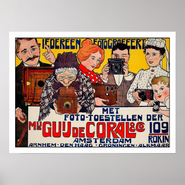 Werbeplakat für Marken - Kameras 1901 Poster (Vorne)